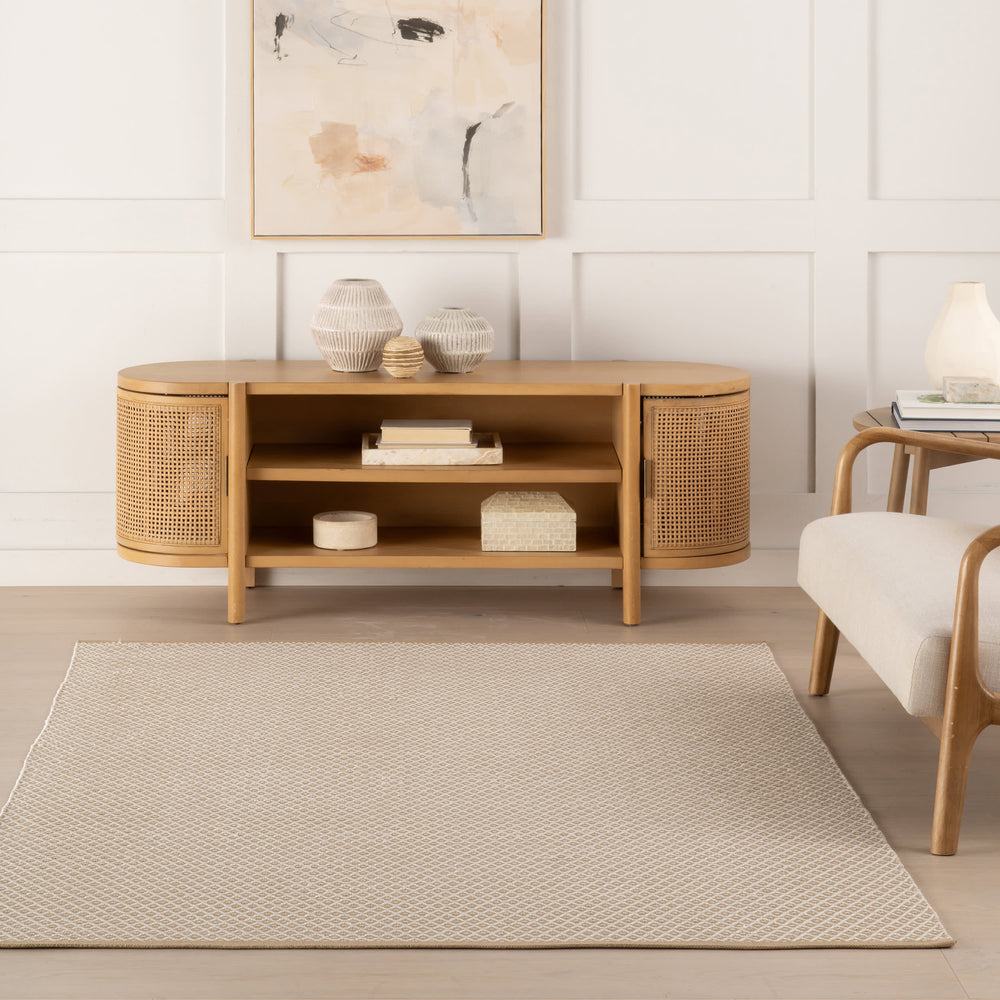 Riviera Handwoven Indoor/Outdoor Rug | Khaki