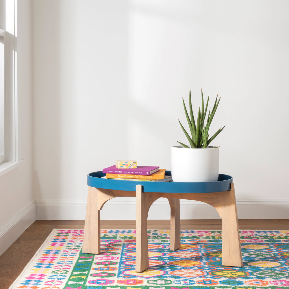 Rainbow Row Handwoven Wool Rug | Multi