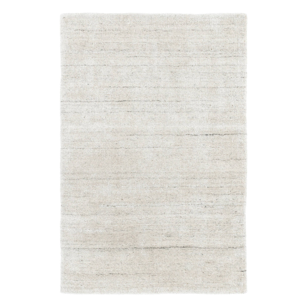 Icelandia Hand Knotted Viscose Rug | White