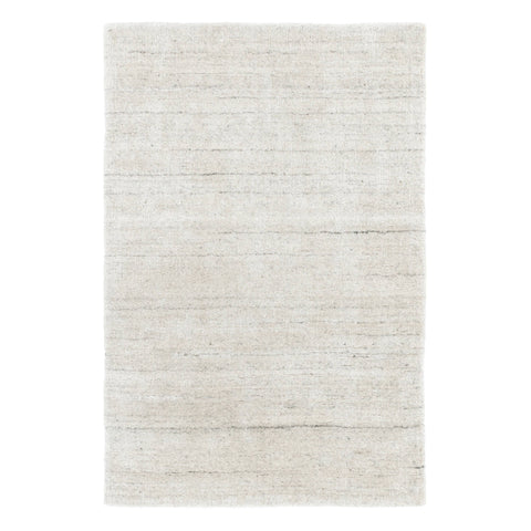 Icelandia Hand Knotted Viscose Rug | White