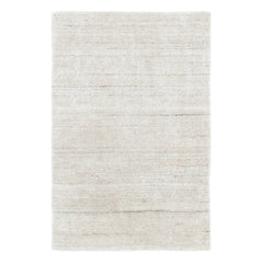 Icelandia Hand Knotted Viscose Rug | White