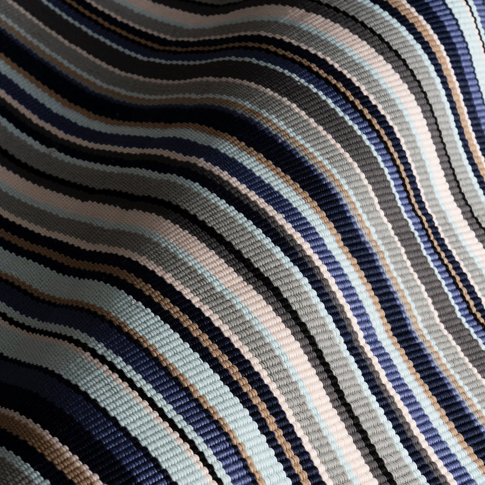 Westbrook Stripe Handwoven Indoor/Outdoor Rug | Blue