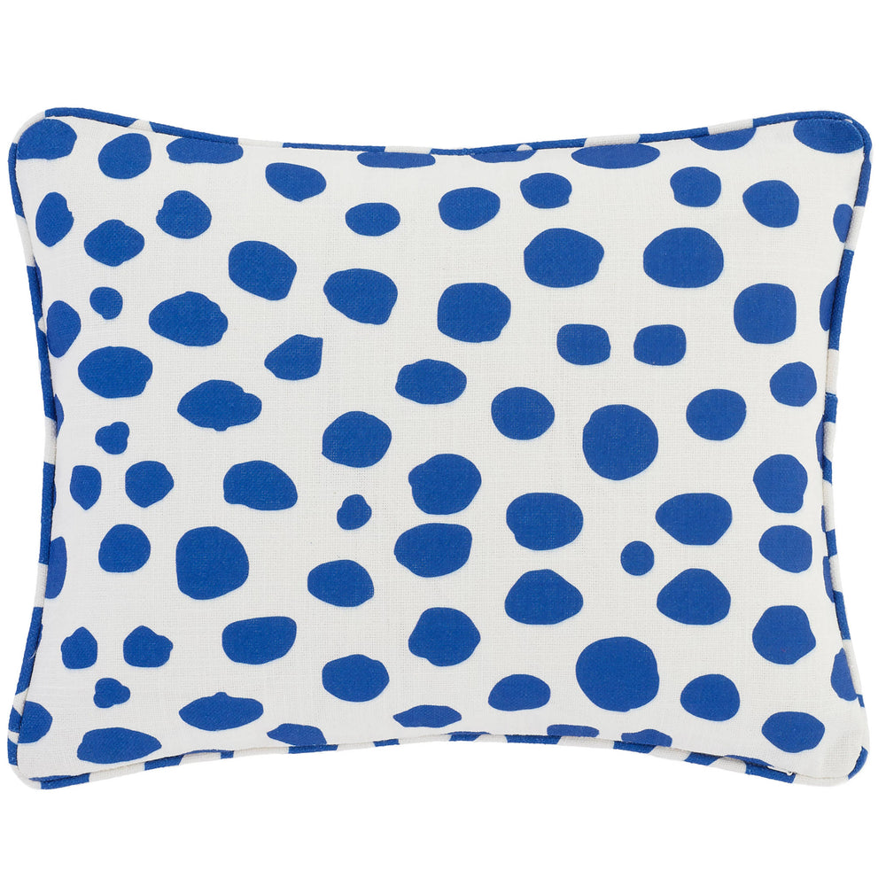 Spot On Indoor/Outdoor Decorative Pillow Cover | Cobalt