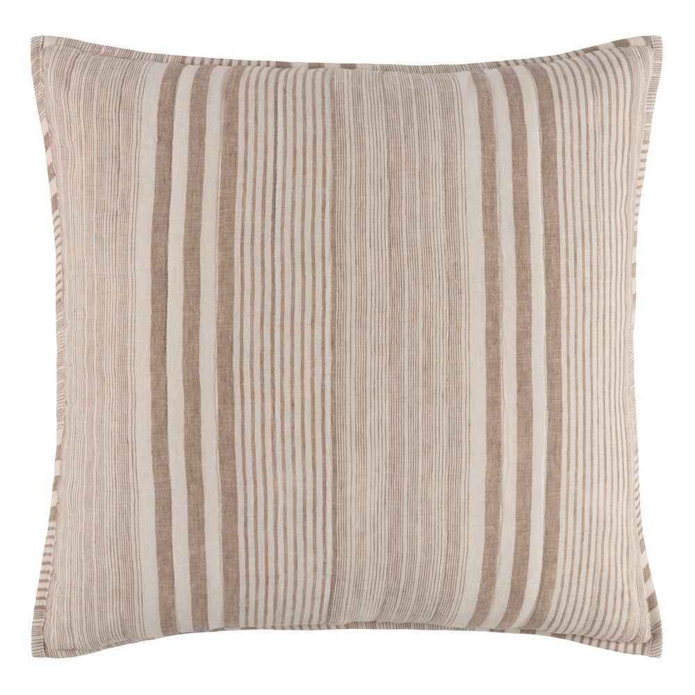 Carolina Stripe Quilted Sham | Natural