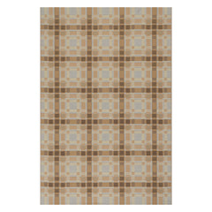 Mesael Modern Plaid Indoor Rug | Tan