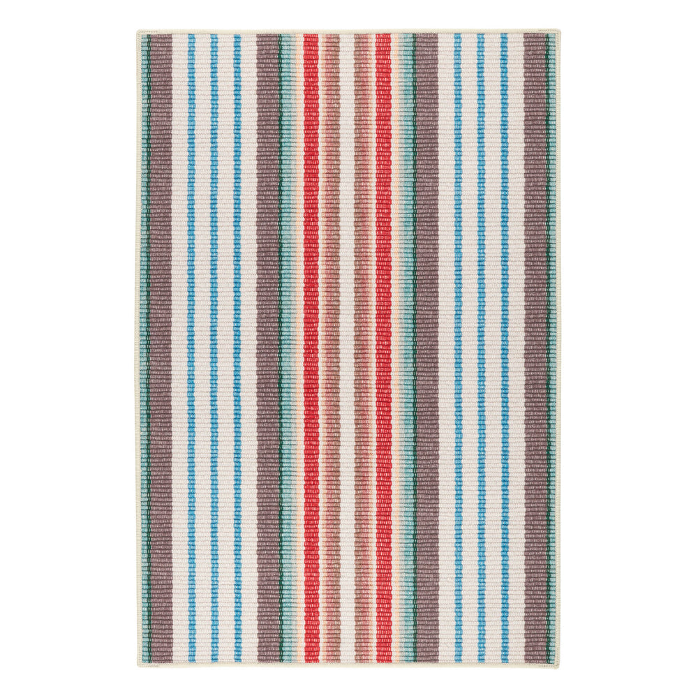 Ranch Stripe Machine Washable Rug | Multi