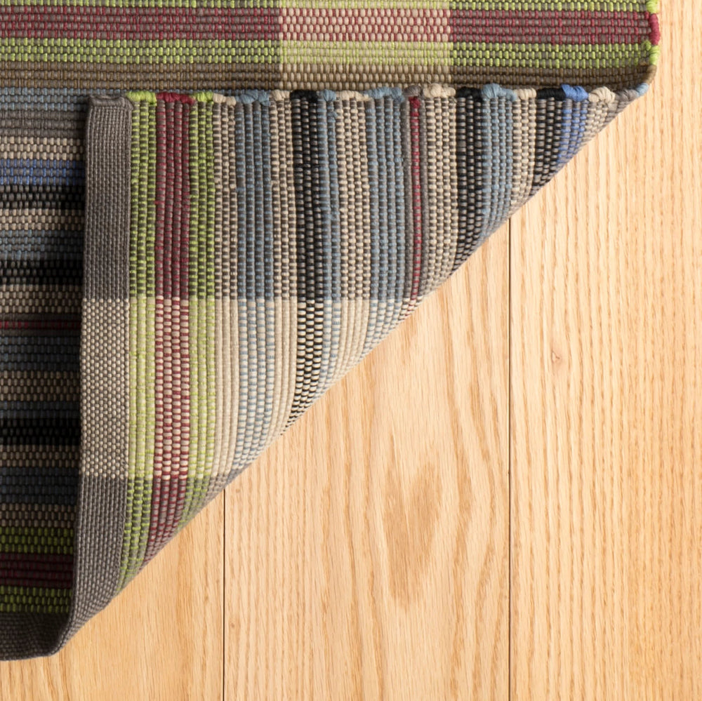 Swedish Rag Handwoven Indoor/Outdoor Rug | Blue