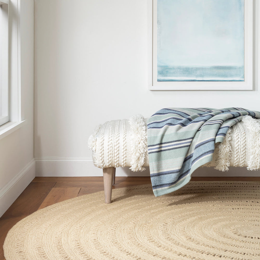 Bowline Handwoven Indoor/Outdoor Round Rug | Natural