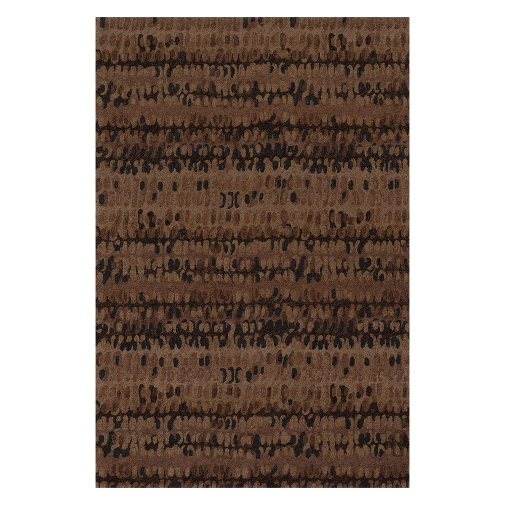 Paint Chip Hand Micro Hooked Wool Rug | Bark