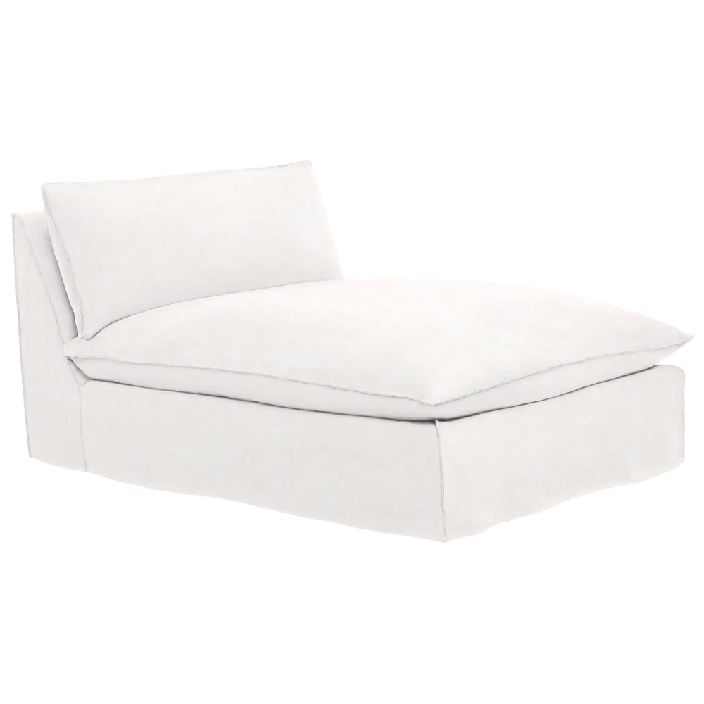 Hollingsworth Slipcovered Chaise | White
