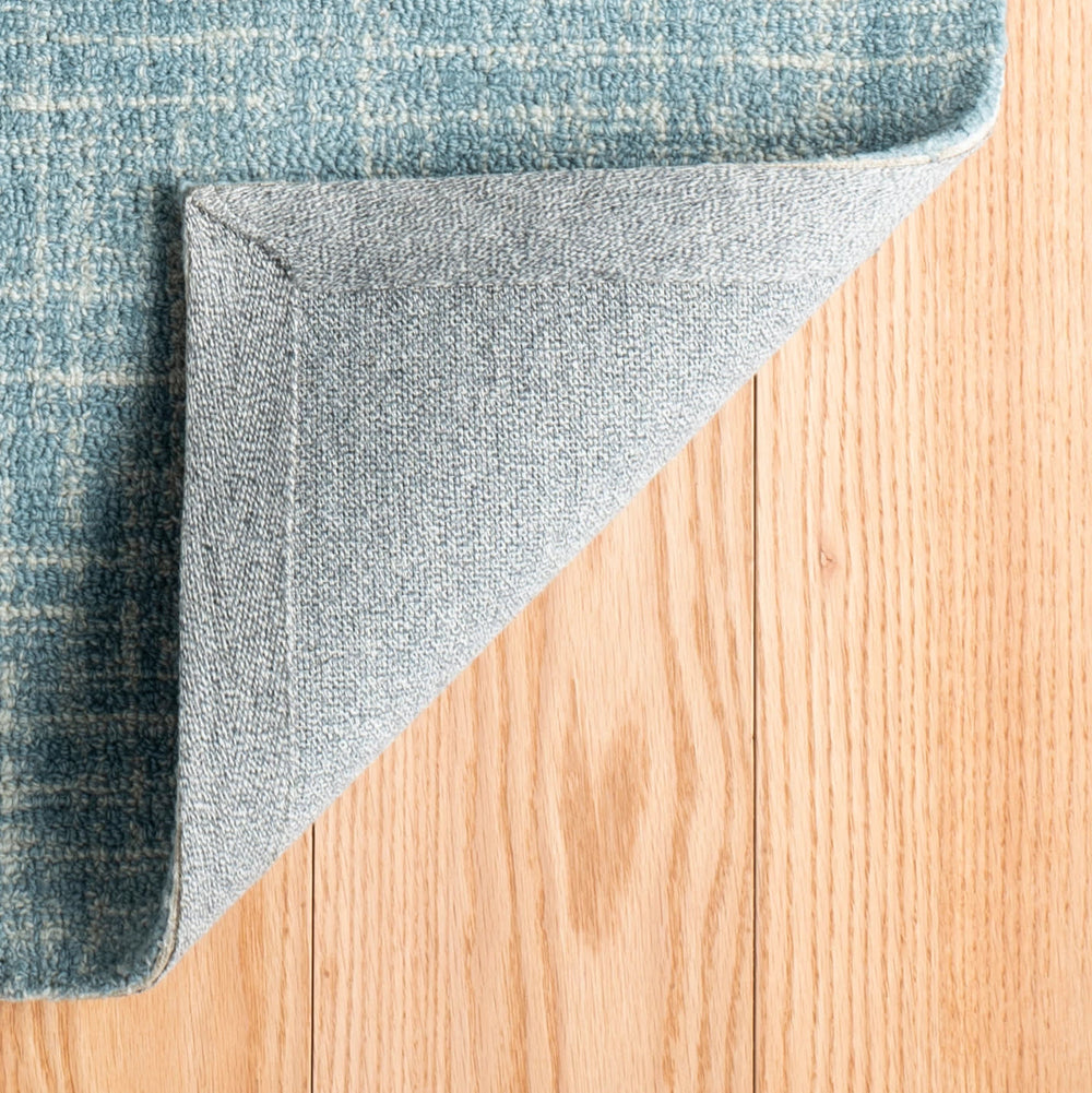 Crosshatch Hand Micro Hooked Wool Rug | Aegean