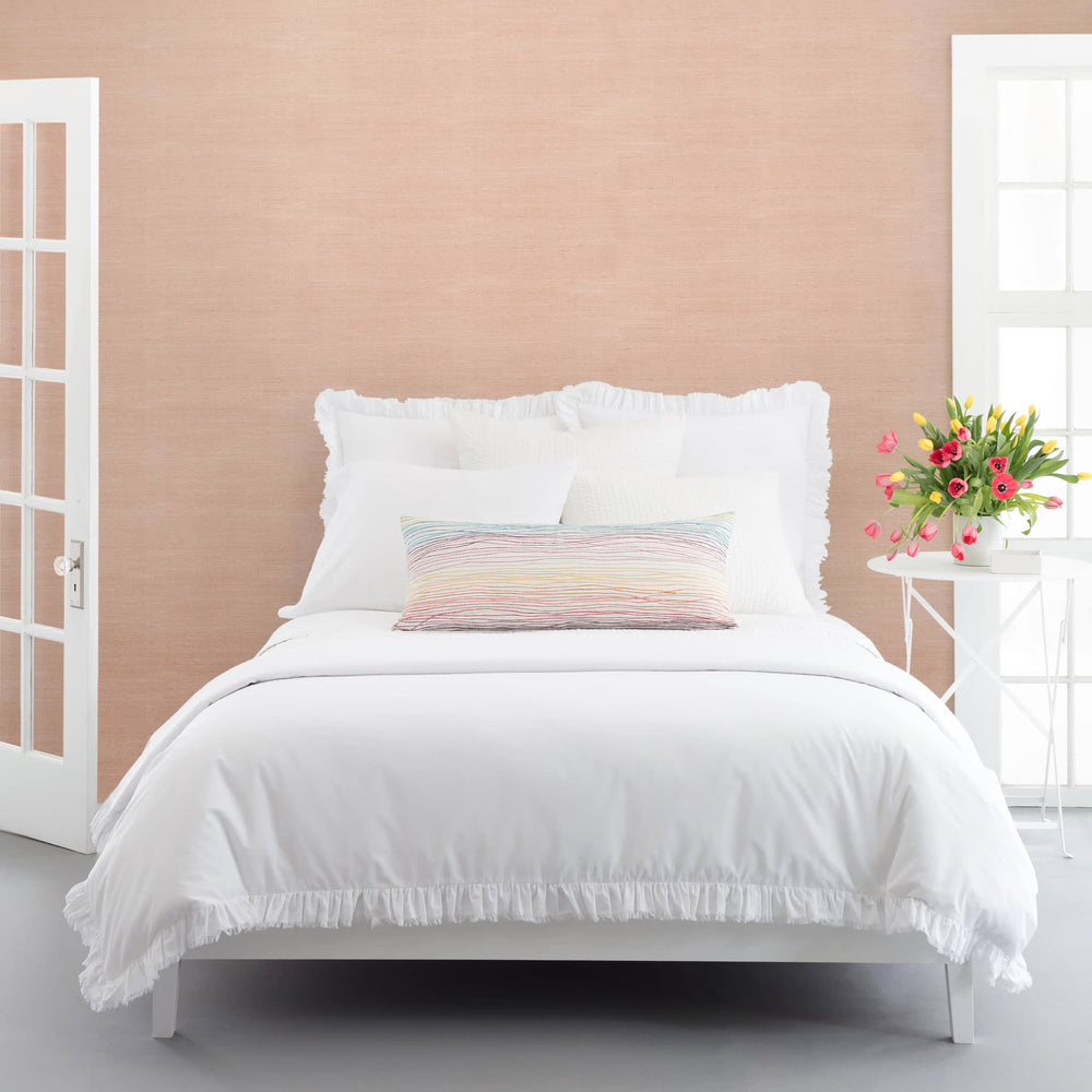Samoa Grasscloth Wallpaper | Shell Pink
