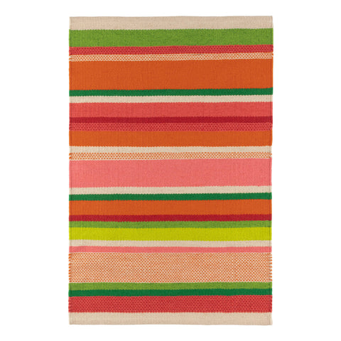 Seed Stitch Stripe Handwoven Indoor/Outdoor Rug | Spring