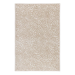 Cheetah Woven Performance Custom Rug | Beige