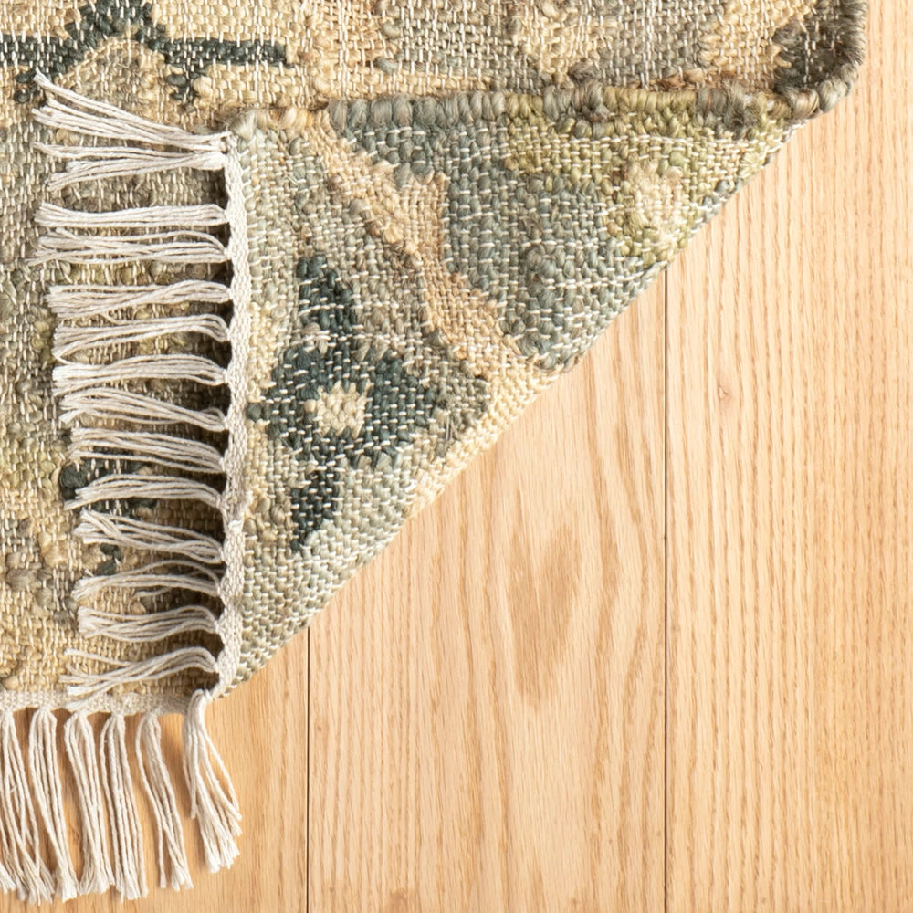 Pali Handwoven Jute Rug | Evergreen