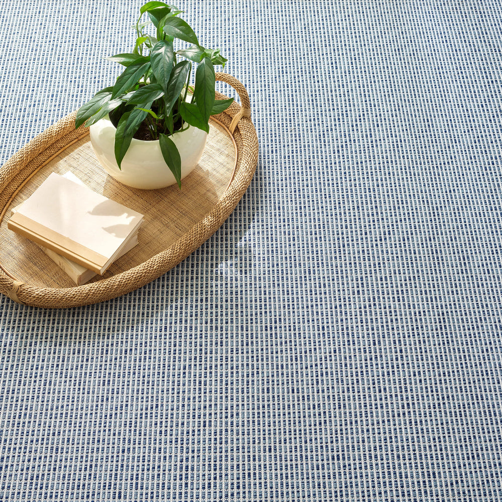 Heritage Woven Indoor/Outdoor Custom Rug | Denim