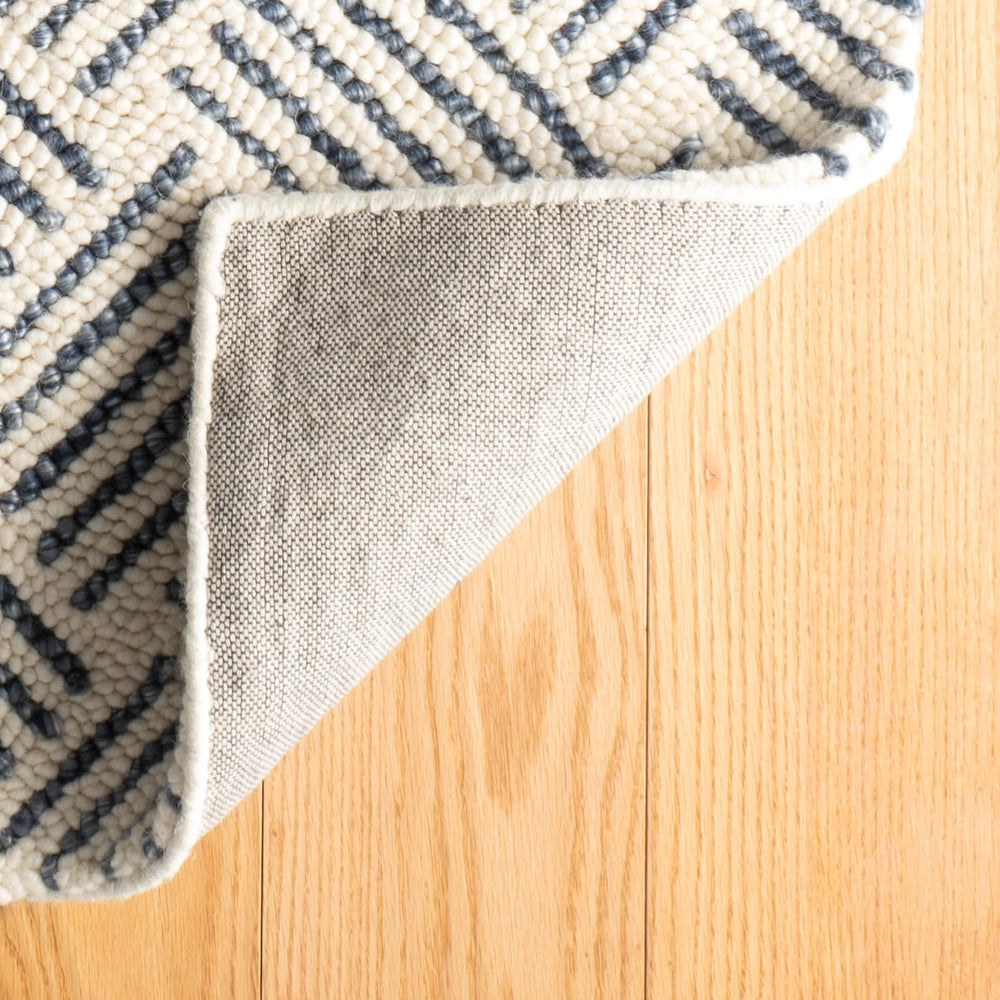 Layers Hand Hooked Wool Rug | Indigo