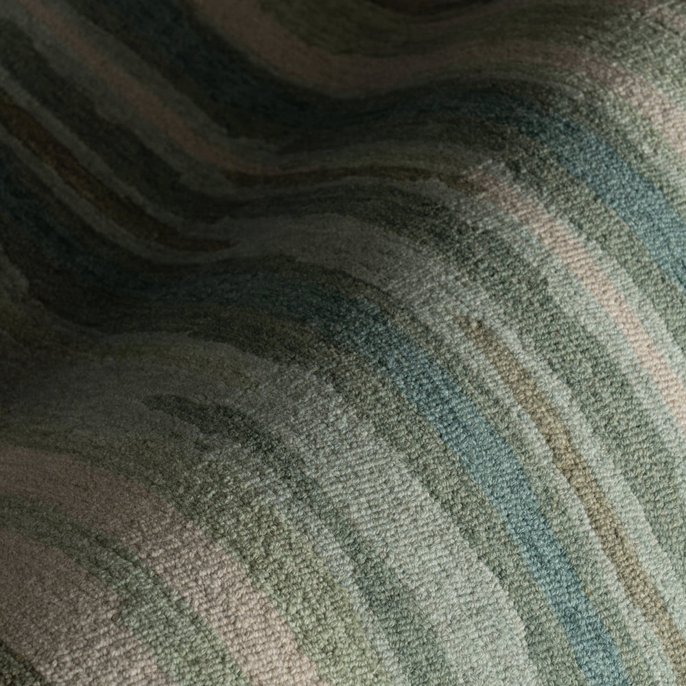 Zare Transitional Abstract Indoor Rug | Blue