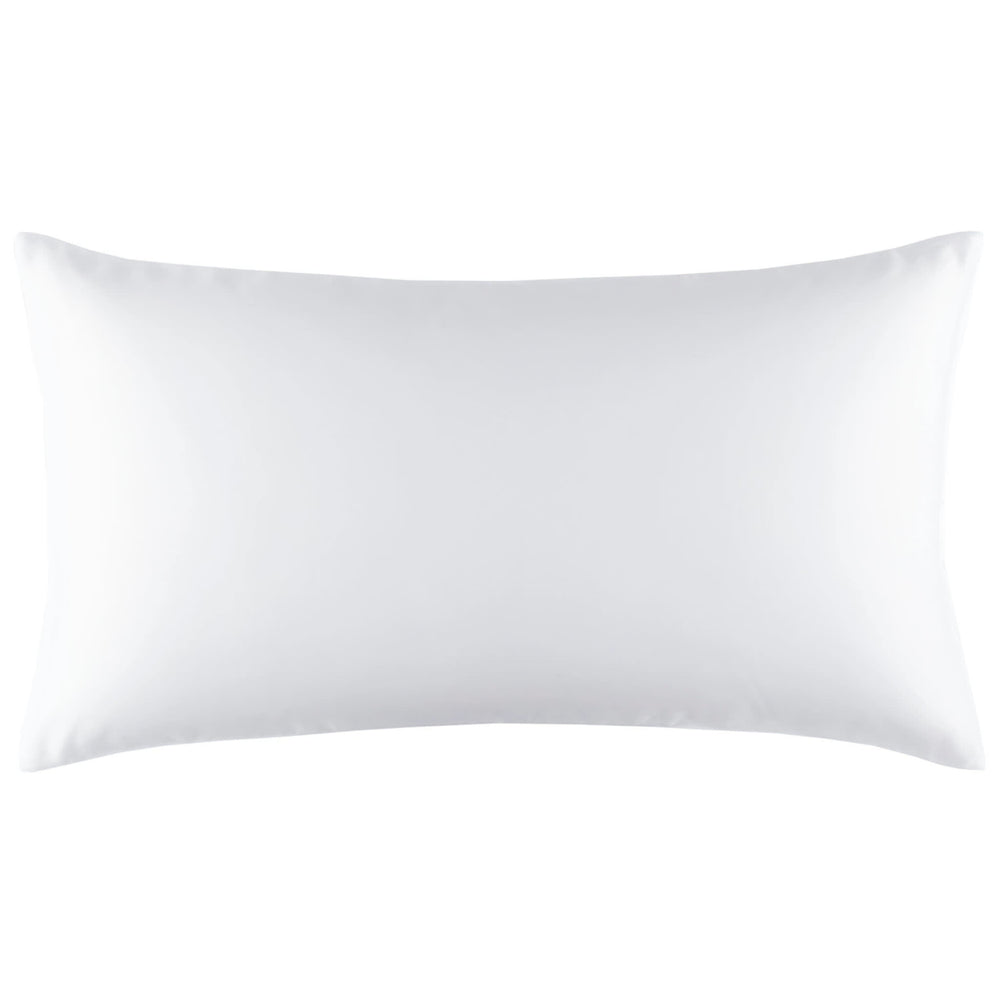 Silken Solid Sham | White
