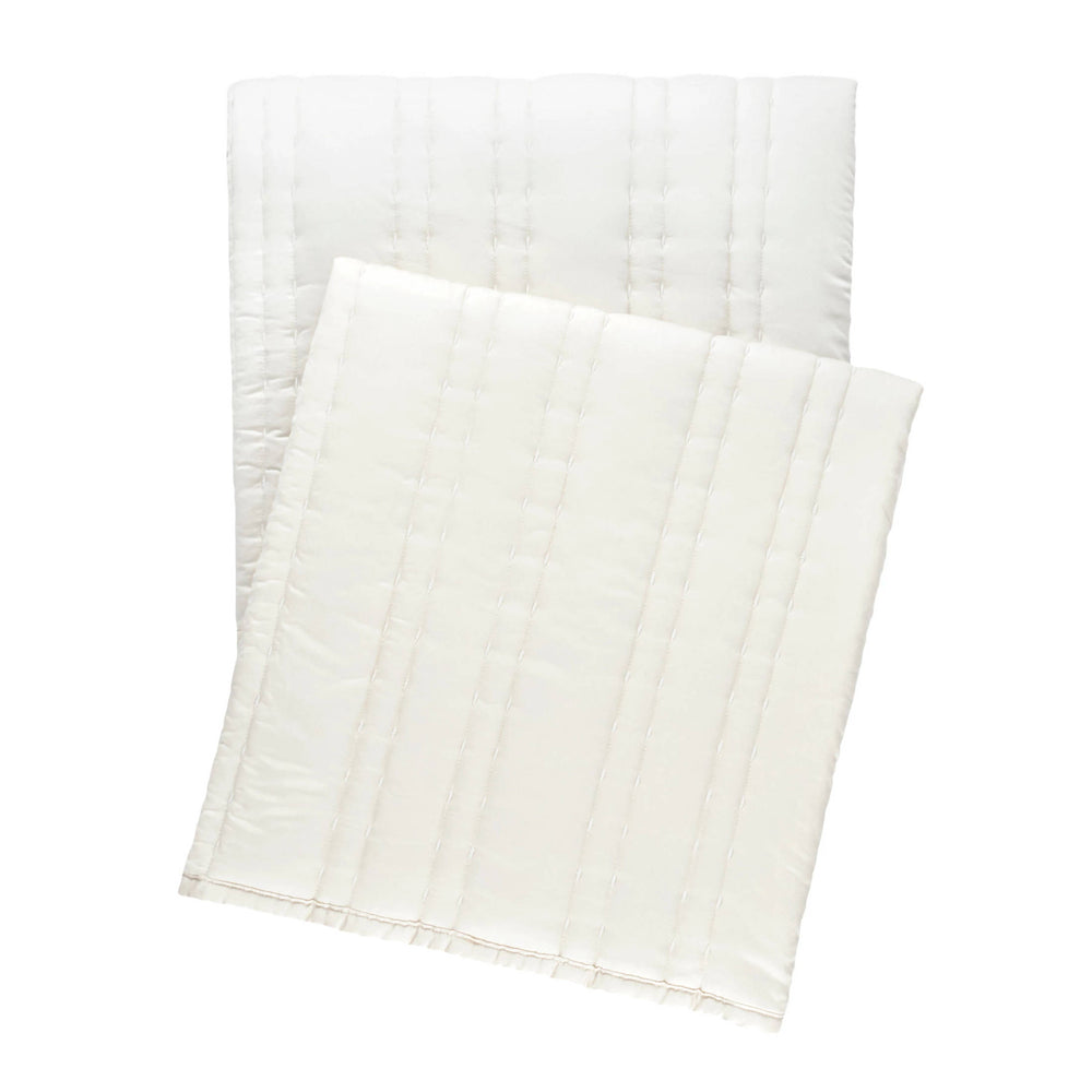 Blissful Bamboo Throw | Pearl/Silver