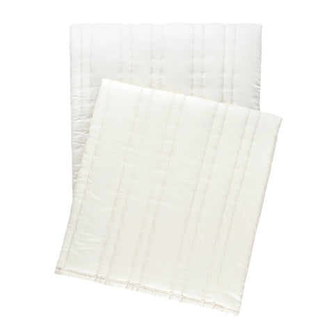 Blissful Bamboo Throw | Pearl/Silver