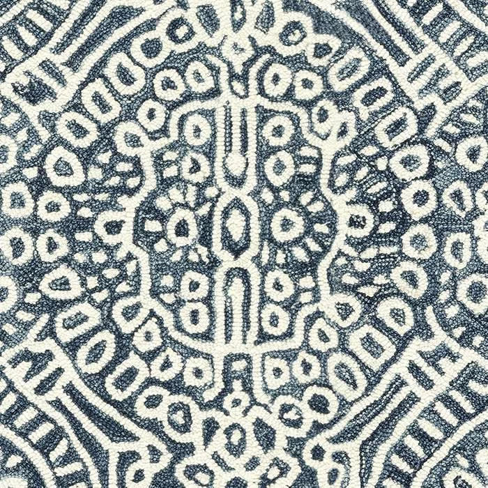Temple Ink Machine Washable Rug Swatch | Ink