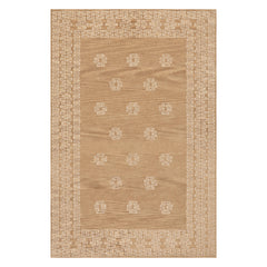 Arizona Southwestern Motif Wool Rug | Tan