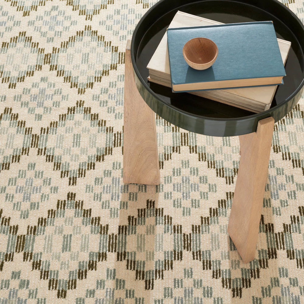 Diamond Cove Hand Tufted Wool Rug | Green