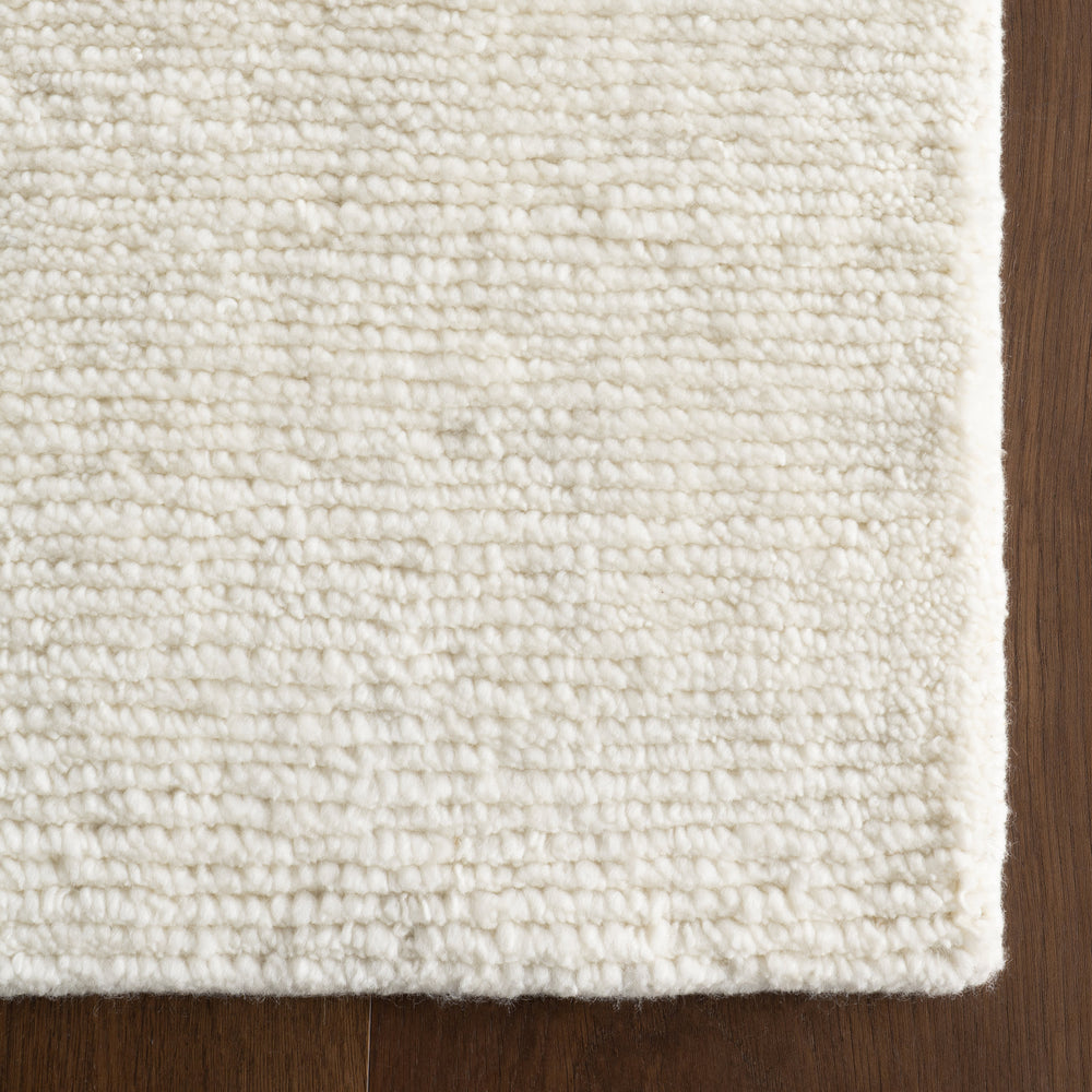 Ramsey Hand Knotted Wool Rug | Ivory
