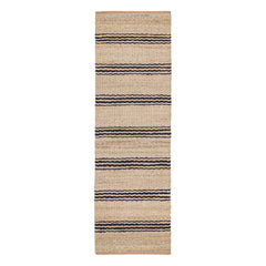 Jute Ticking Handwoven Rug | Indigo