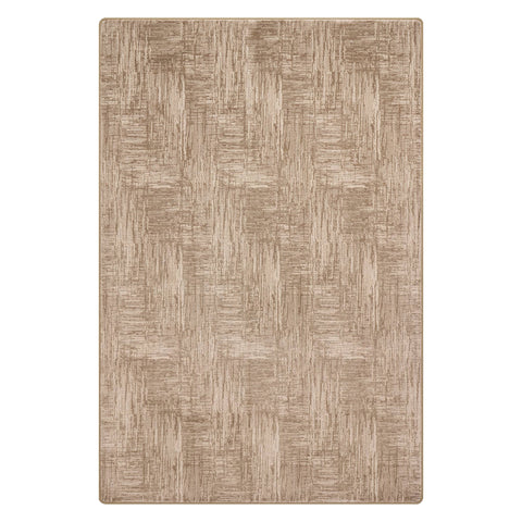 Finch Crosshatch Custom Rug | Brown