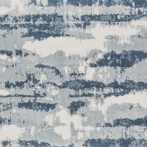 Khavelle Transitional Modern Custom Rug | Sky
