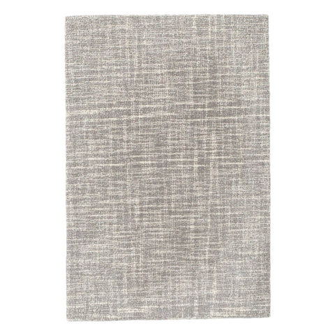 Crosshatch Hand Micro Hooked Wool Rug | Dove Grey
