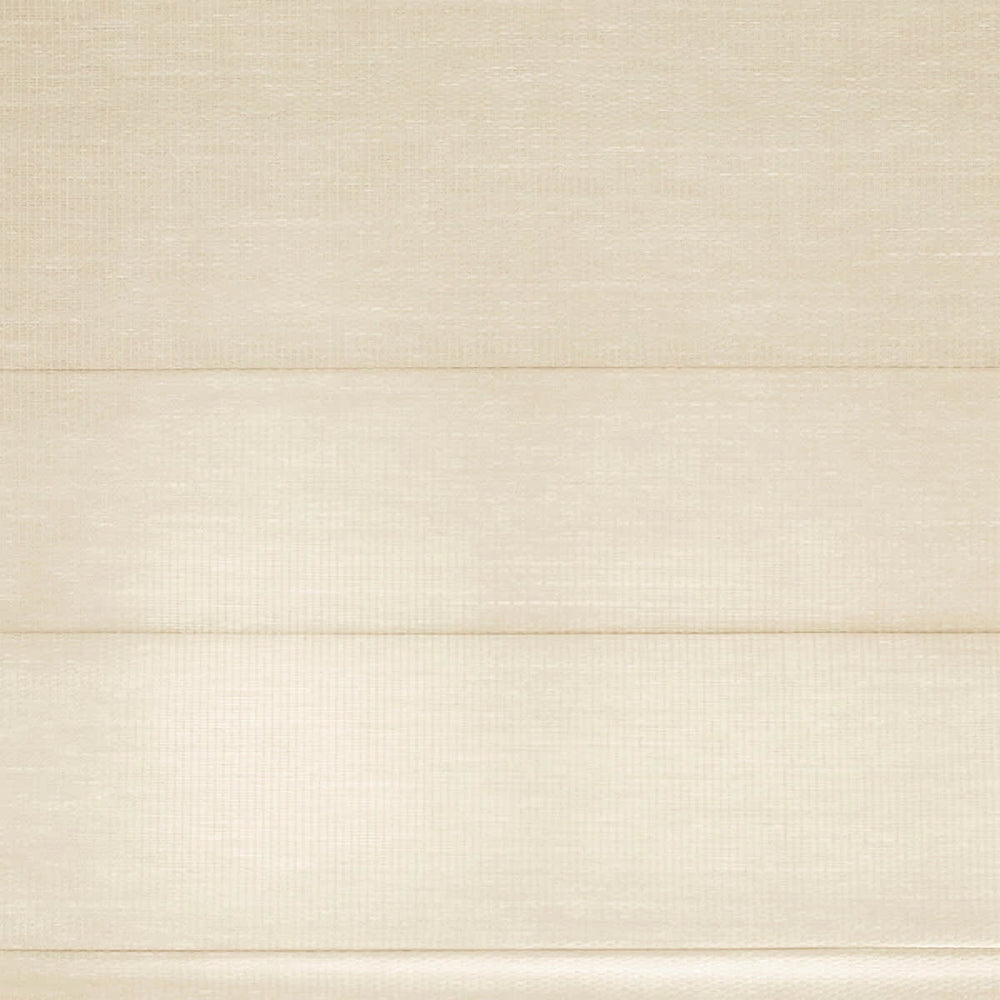 Ridge Cordless Roman Shade Swatch | Natural