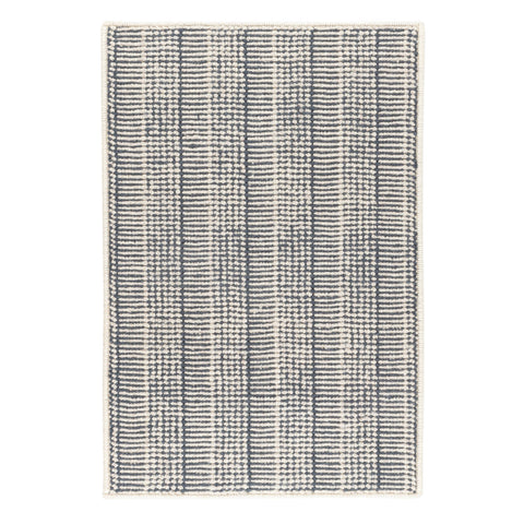 Raffa Woven Wool Custom Rug | Navy