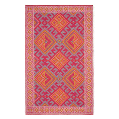 Valencia Kilim Handwoven Indoor/Outdoor Rug | Spice