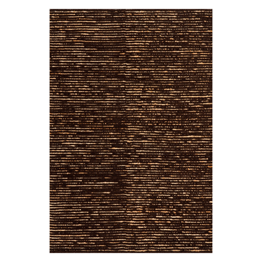 Vicart Modern Striped Bohemian Rug | Brown