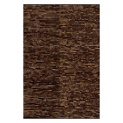 Vicart Modern Striped Bohemian Rug | Brown