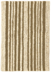 Calder Stripe Handwoven Jute Rug | Kelp