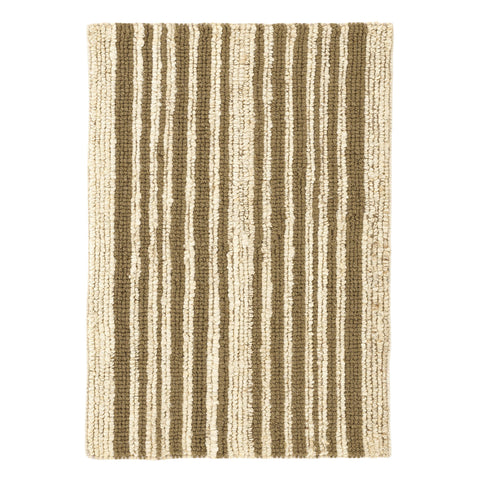 Calder Stripe Handwoven Jute Rug | Kelp