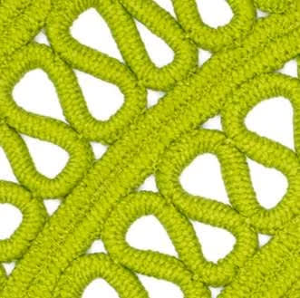 Bowline Handwoven Indoor/Outdoor Round Rug Swatch | Sprout