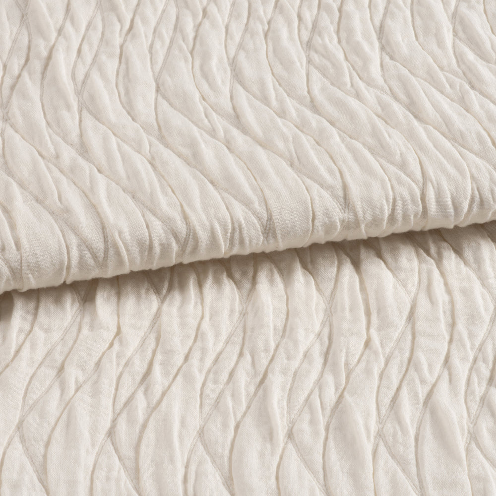 Shores Gauze Quilt | Dove White