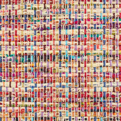 Vista Chindi Handwoven Cotton Rug Swatch | Multi