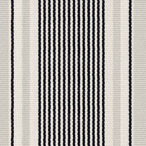 Gunner Stripe Machine Washable Rug Swatch | Grey