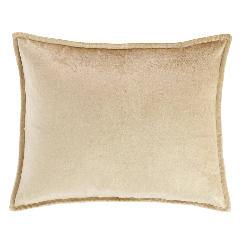 Panne Velvet Decorative Pillow Cover | Champagne