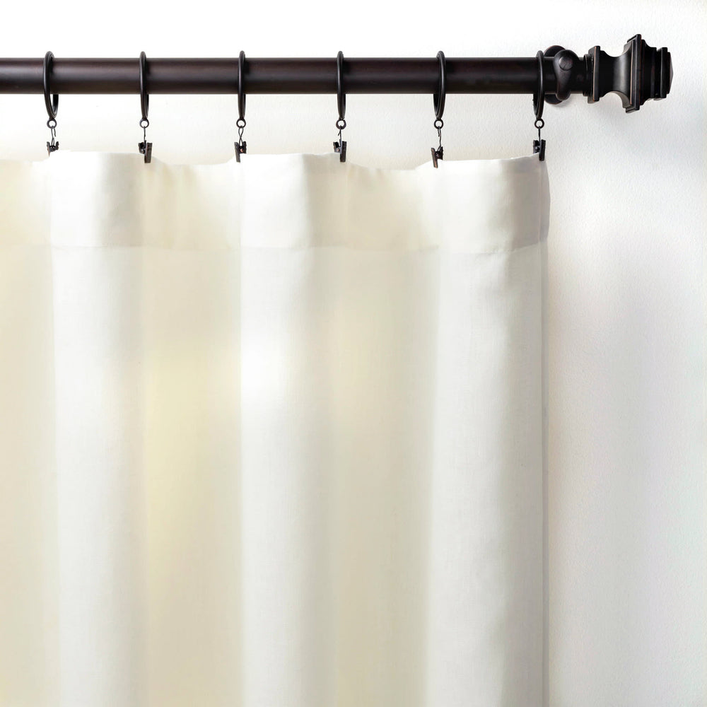 Lush Linen Curtain Panel | Ivory