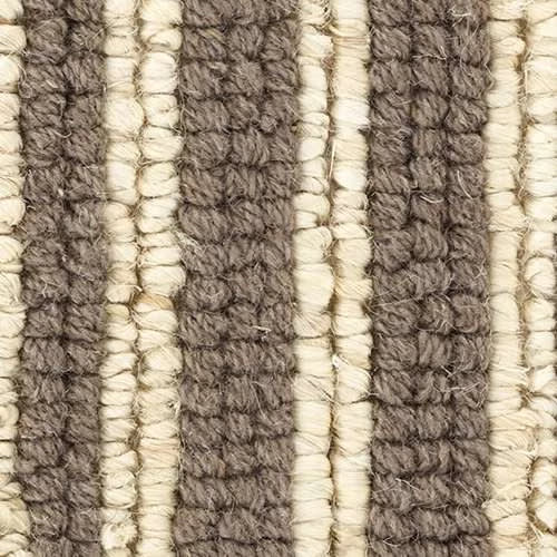 Calder Stripe Handwoven Jute Rug Swatch | Grey