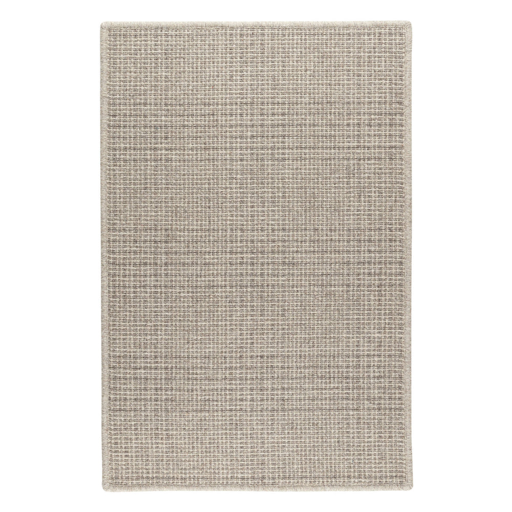 Checkers Woven Wool Custom Rug | Grey