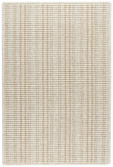 Warren Ticking Woven Wool Custom Rug | Gold