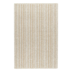 Warren Ticking Woven Wool Custom Rug | Gold
